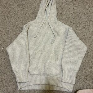 American Eagle Outfitters Cream Knit Sweater